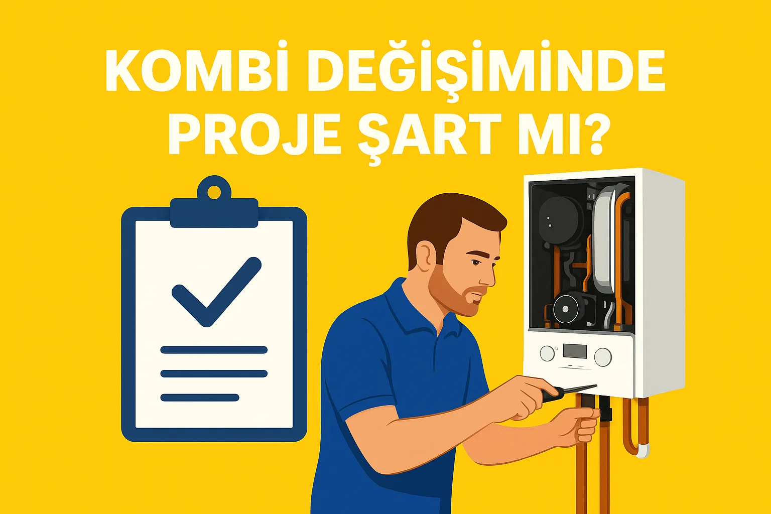 Kombi değişiminde proje şart mı
