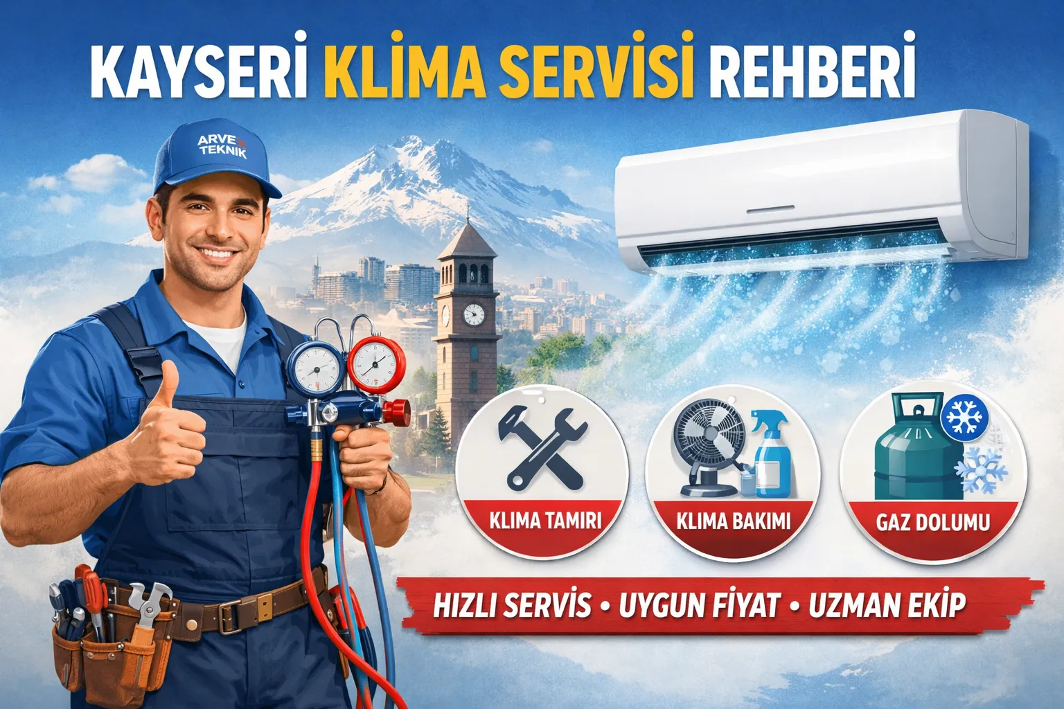 Kayseri klima servisi 