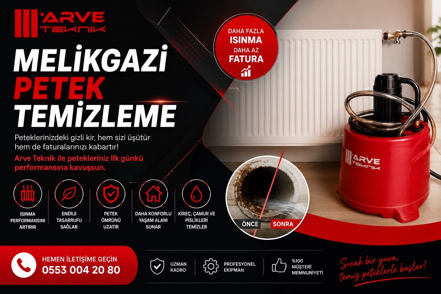 Melikgazi Petek Temizleme